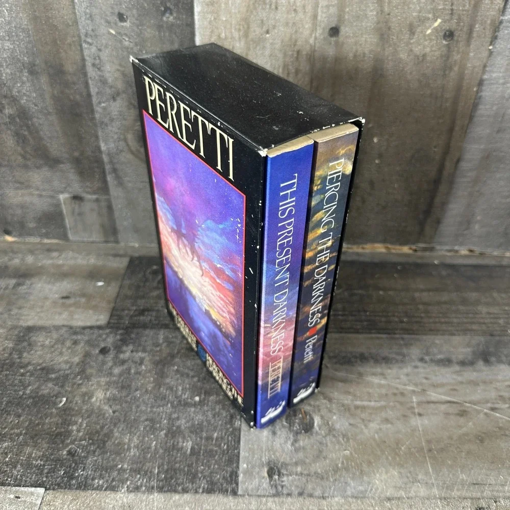 This Present Darkness & Piercing the Darkness Peretti 1991 Crossway Slipcase